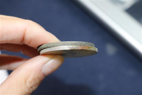 A group of Chinese coins